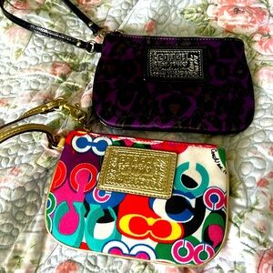 2 Coach wristlets $35 each